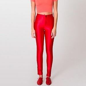 Vintage American apparel disco pants red large